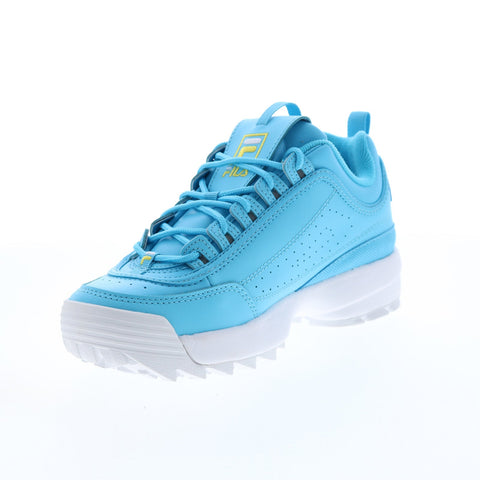 Fila Disruptor II Premium 5XM00817-424 Womens Blue Lifestyle Sneakers Shoes