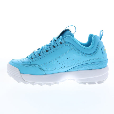 Fila Disruptor II Premium 5XM00817-424 Womens Blue Lifestyle Sneakers Shoes