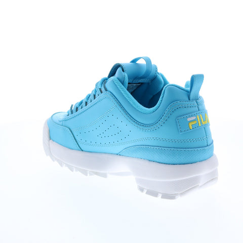 Fila Disruptor II Premium 5XM00817-424 Womens Blue Lifestyle Sneakers Shoes