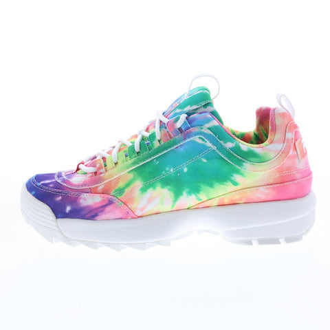 Fila Disruptor II Tie Dye 5XM00819-775 Womens Blue Lifestyle Sneakers Shoes