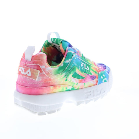Fila Disruptor II Tie Dye 5XM00819-775 Womens Blue Lifestyle Sneakers Shoes