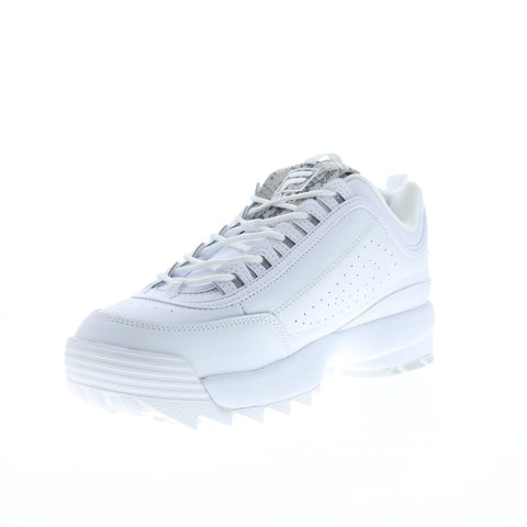Fila Disruptor II Snake 5XM01137-101 Womens White Lifestyle Sneakers Shoes