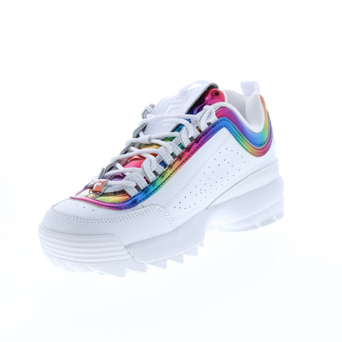 Fila Disruptor II Chrome 5XM01147-199 Womens White Lifestyle Sneakers Shoes