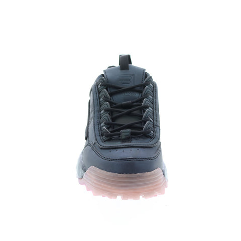 Fila Disruptor II Phaseshift Womens Black Lace Up Lifestyle Sneakers Shoes