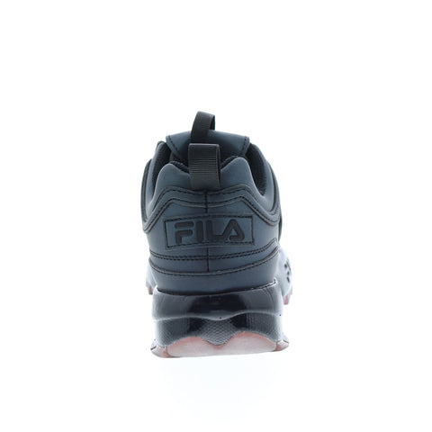 Fila Disruptor II Phaseshift Womens Black Lace Up Lifestyle Sneakers Shoes