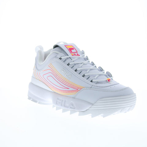 Fila Disruptor II Stitch 5XM01299-134 Womens Gray Lifestyle Sneakers Shoes