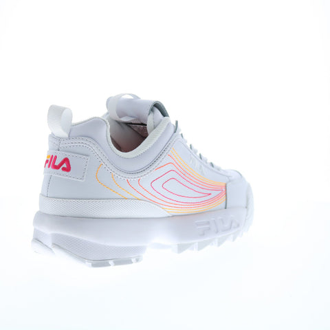 Fila Disruptor II Stitch 5XM01299-134 Womens Gray Lifestyle Sneakers Shoes