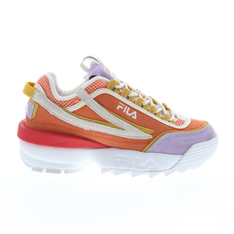 Fila Disruptor II Exp 5XM01543-840 Womens Orange Lifestyle Sneakers Shoes