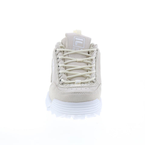 Fila Disruptor II Woven 5XM01548-101 Womens Beige Lifestyle Sneakers Shoes
