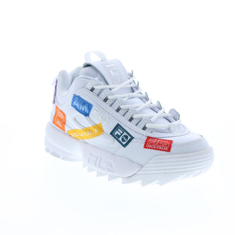 Fila Disruptor II 110YR Collection Womens White Lifestyle Sneakers Shoes