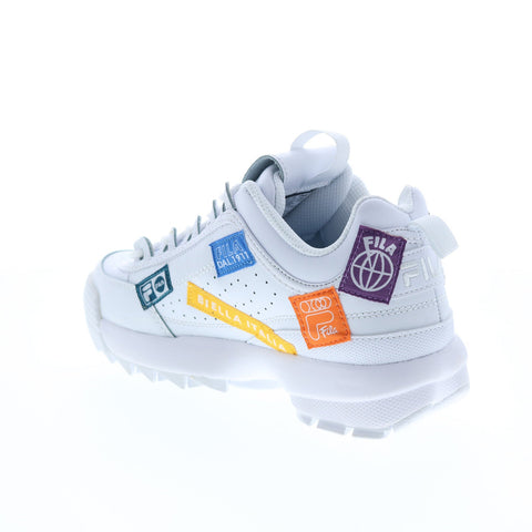 Fila Disruptor II 110YR Collection Womens White Lifestyle Sneakers Shoes