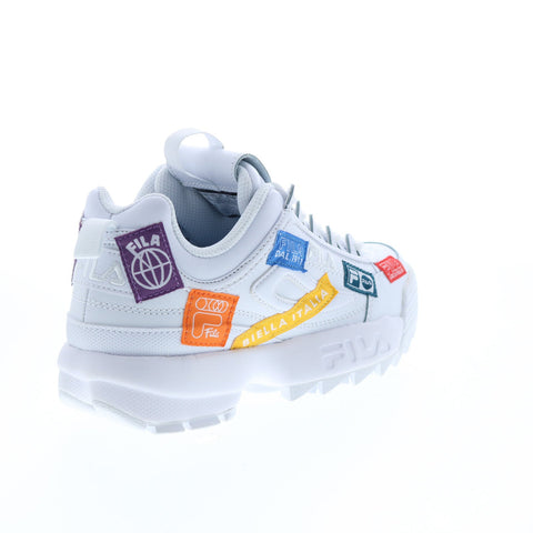 Fila Disruptor II 110YR Collection Womens White Lifestyle Sneakers Shoes