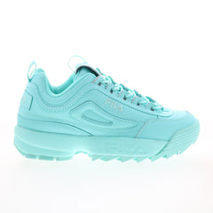 Fila Disruptor II Premium 5XM01763-401 Womens Blue Lifestyle Sneakers Shoes