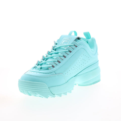Fila Disruptor II Premium 5XM01763-401 Womens Blue Lifestyle Sneakers Shoes