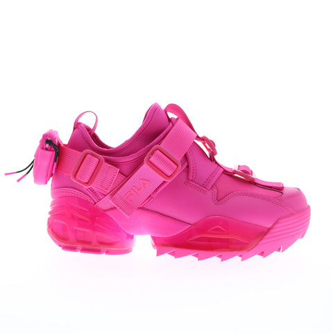 Fila Unit V2 5XM01772-650 Womens Pink Leather Lifestyle Sneakers Shoes