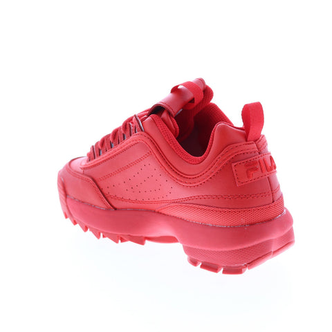 Fila Disruptor II Premium 5XM01807-604 Womens Red Lifestyle Sneakers Shoes