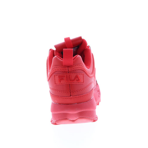 Fila Disruptor II Premium 5XM01807-604 Womens Red Lifestyle Sneakers Shoes
