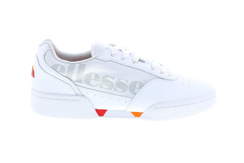 Ellesse Placentino 6-10012 Mens White Syntheic Lace Up Lifestyle Sneakers Shoes