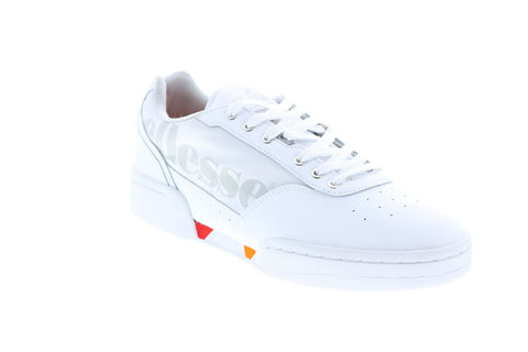 Ellesse Placentino 6-10012 Mens White Syntheic Lace Up Lifestyle Sneakers Shoes