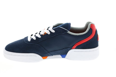 Ellesse Placentino 6-10015 Mens Blue Suede Lace Up Lifestyle Sneakers Shoes