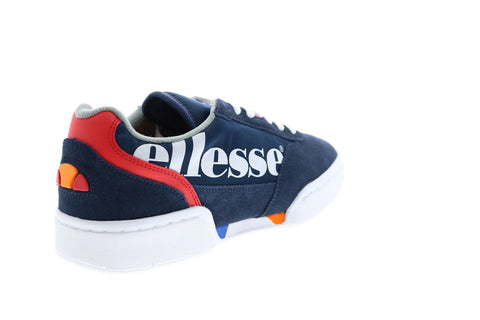 Ellesse Placentino 6-10015 Mens Blue Suede Lace Up Lifestyle Sneakers Shoes