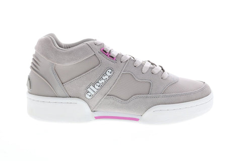 Ellesse Plazza 6-10108 Mens Gray Suede Lace Up Lifestyle Sneakers Shoes
