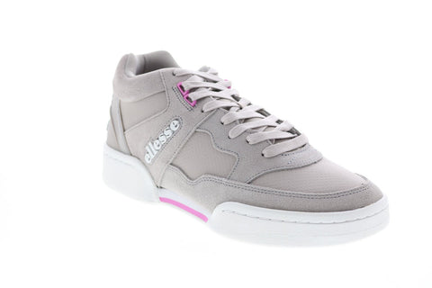 Ellesse Plazza 6-10108 Mens Gray Suede Lace Up Lifestyle Sneakers Shoes