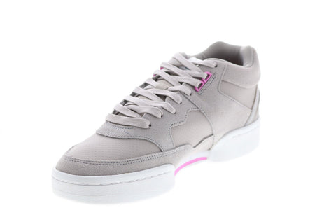 Ellesse Plazza 6-10108 Mens Gray Suede Lace Up Lifestyle Sneakers Shoes
