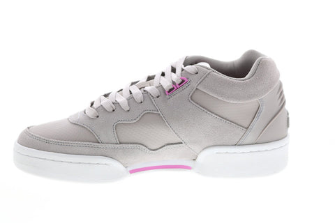 Ellesse Plazza 6-10108 Mens Gray Suede Lace Up Lifestyle Sneakers Shoes
