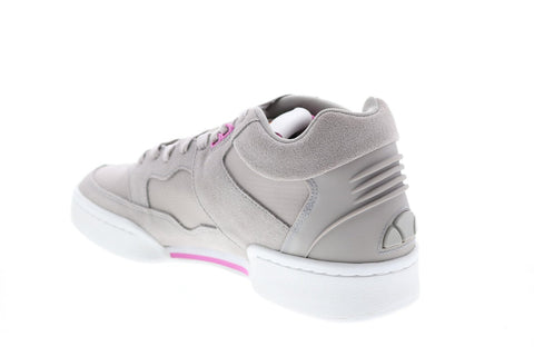 Ellesse Plazza 6-10108 Mens Gray Suede Lace Up Lifestyle Sneakers Shoes