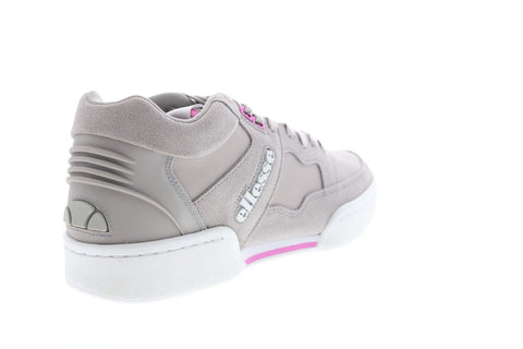 Ellesse Plazza 6-10108 Mens Gray Suede Lace Up Lifestyle Sneakers Shoes