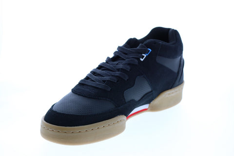 Ellesse Plazza 6-10109 Mens Black Suede Lace Up Lifestyle Sneakers Shoes