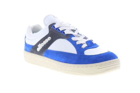 Ellesse Vinitziana 6-10115 Mens Blue Suede Low Top Lifestyle Sneakers Shoes