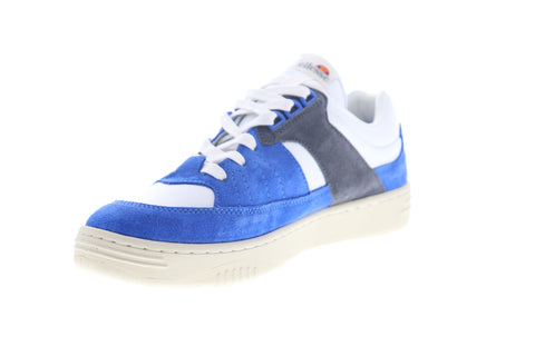 Ellesse Vinitziana 6-10115 Mens Blue Suede Low Top Lifestyle Sneakers Shoes