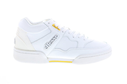 Ellesse Plazza 6-10121 Mens White Syntheic Lace Up Lifestyle Sneakers Shoes