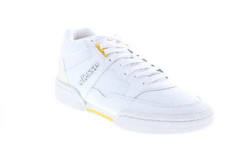 Ellesse Plazza 6-10121 Mens White Syntheic Lace Up Lifestyle Sneakers Shoes