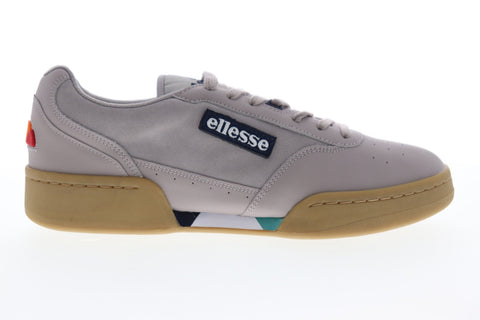 Ellesse Piacentino BDG 6-10126 Mens Purple Leather Lace Up Low Top Sneakers Shoes