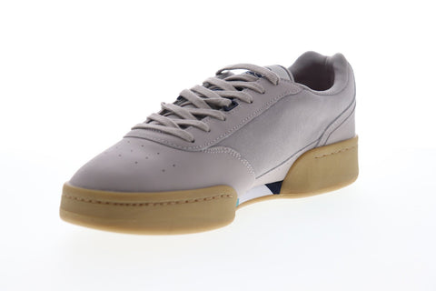 Ellesse Piacentino BDG 6-10126 Mens Purple Leather Lace Up Low Top Sneakers Shoes