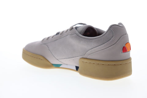Ellesse Piacentino BDG 6-10126 Mens Purple Leather Lace Up Low Top Sneakers Shoes