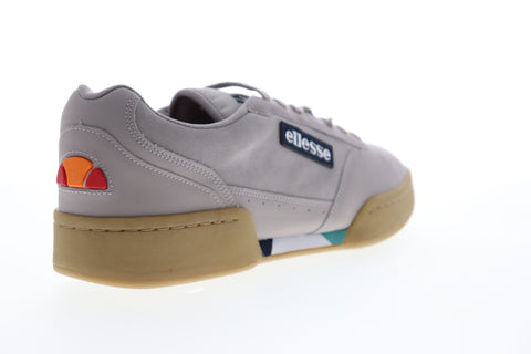 Ellesse Piacentino BDG 6-10126 Mens Purple Leather Lace Up Low Top Sneakers Shoes