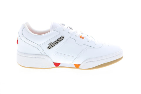 Ellesse Placentino 6-10306 Mens White Syntheic Lace Up Lifestyle Sneakers Shoes