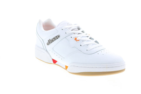 Ellesse Placentino 6-10306 Mens White Syntheic Lace Up Lifestyle Sneakers Shoes