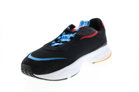 Ellesse Massello 6-10339 Mens Black Mesh Lace Up Lifestyle Sneakers Shoes