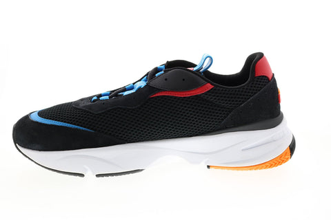 Ellesse Massello 6-10339 Mens Black Mesh Lace Up Lifestyle Sneakers Shoes