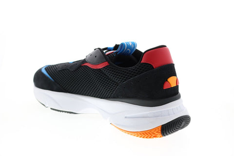 Ellesse Massello 6-10339 Mens Black Mesh Lace Up Lifestyle Sneakers Shoes