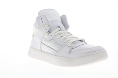 Ellesse Assist 6-10349 Mens White Leather High Top Lifestyle Sneake - Ruze Shoes