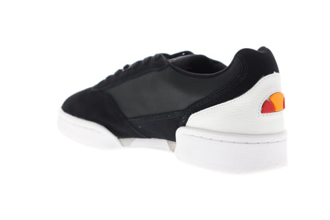 Ellesse Piacentino 6-10359 Mens Black Suede Low Top Lifestyle Sneakers Shoes