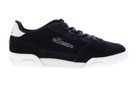 Ellesse Tanker LO 6-13667 Mens Black Suede Lace Up Low Top Sneakers Shoes