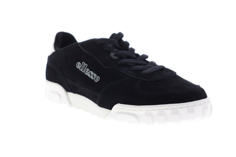 Ellesse Tanker LO 6-13667 Mens Black Suede Lace Up Low Top Sneakers Shoes