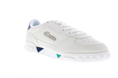 Ellesse Tanker LO 6-13669 Mens White Leather Low Top Lifestyle Sneakers Shoes